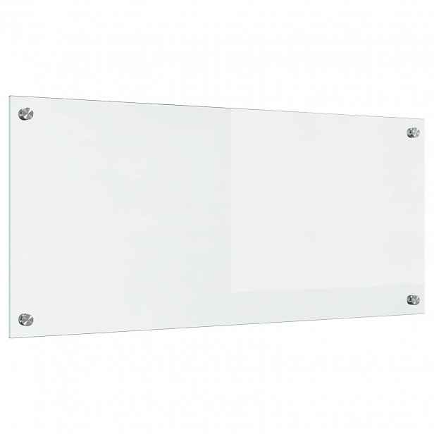 vidaXL Kuchyňský obklad Transparentní 90 x 40 cm tvrzené sklo