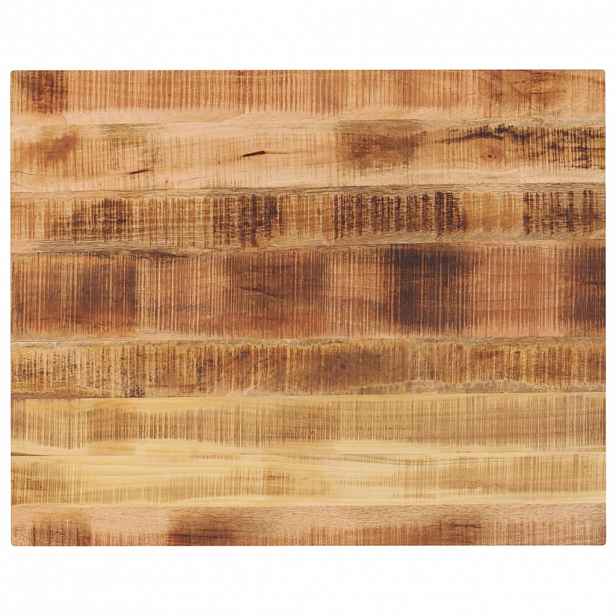 vidaXL Stolní deska 90x80x3,8 cm obdélníková hrubé mangovníkové dřevo