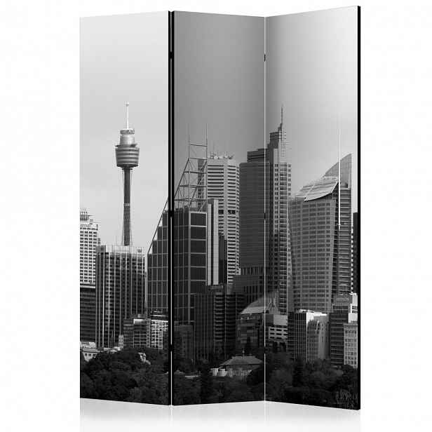Paraván Skyscrapers in Sydney Dekorhome 135x172 cm (3-dílný)