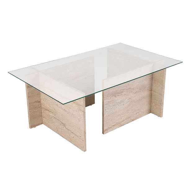 Konferenční stolek Vetrino Travertine