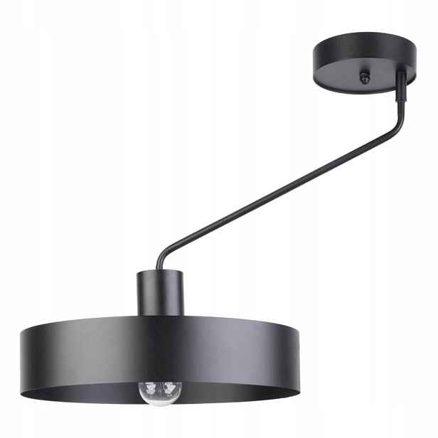 Pendel Stropní Svítidlo Jumbo Černý Moderní 1xE27 Regulace pro Sigma Osvětlení