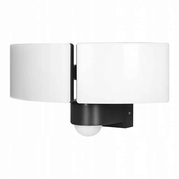 Tos Duo Led 2x20W dvojitý zahradní reflektor s Pir, 2x1600lm, IP65 4000K