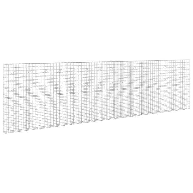 vidaXL Gabion s drátem 5 mm a síťkou 10x10 cm 750x20x200 cm