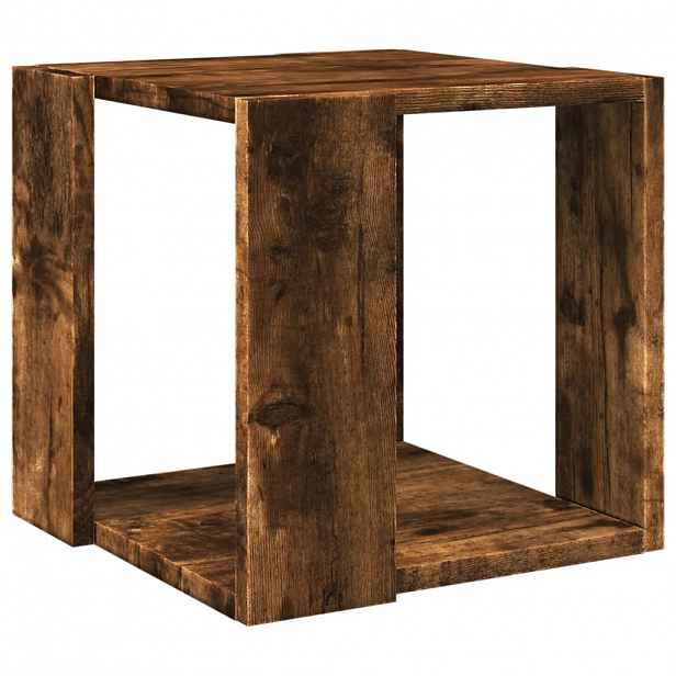 vidaXL Konferenční stolek kouřový dub 32 x 32 x 30 cm kompozitní dřevo