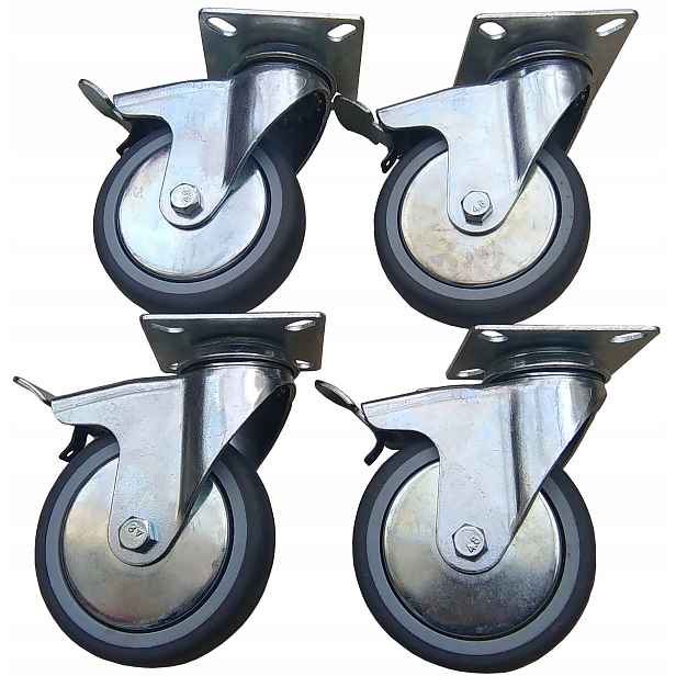 Kolečko kolečka 100 mm 320 kg, sada 4 ks