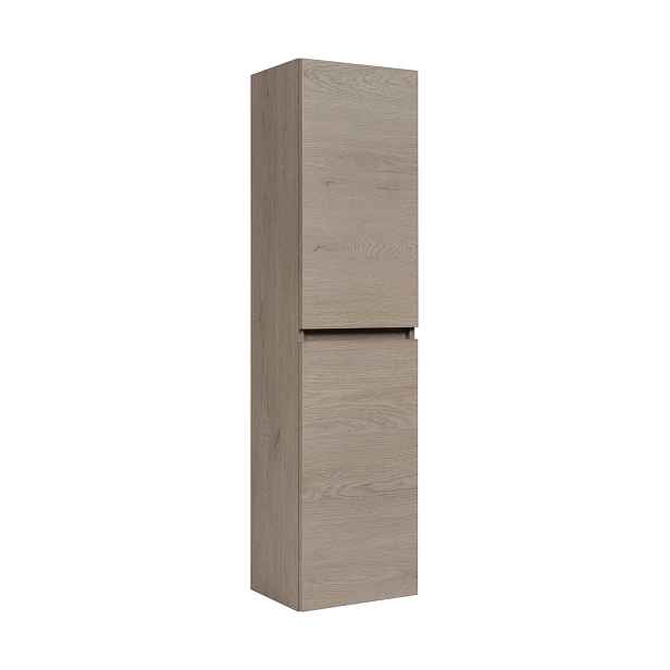 Elvisia Vysoká skříňka do koupelny SIMPLE dark oak
