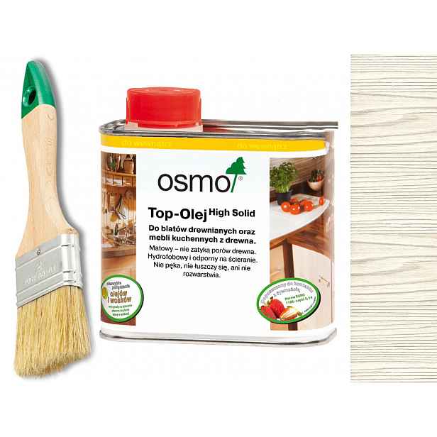 Top-olej Osmo pro kuchyňské pracovní desky 0,5L Bílý 3037