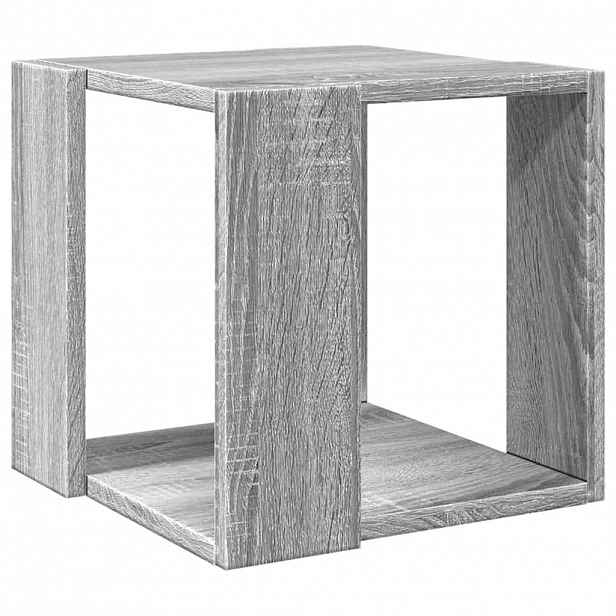 vidaXL Konferenční stolek šedý sonoma 32 x 32 x 30 cm kompozitní dřevo