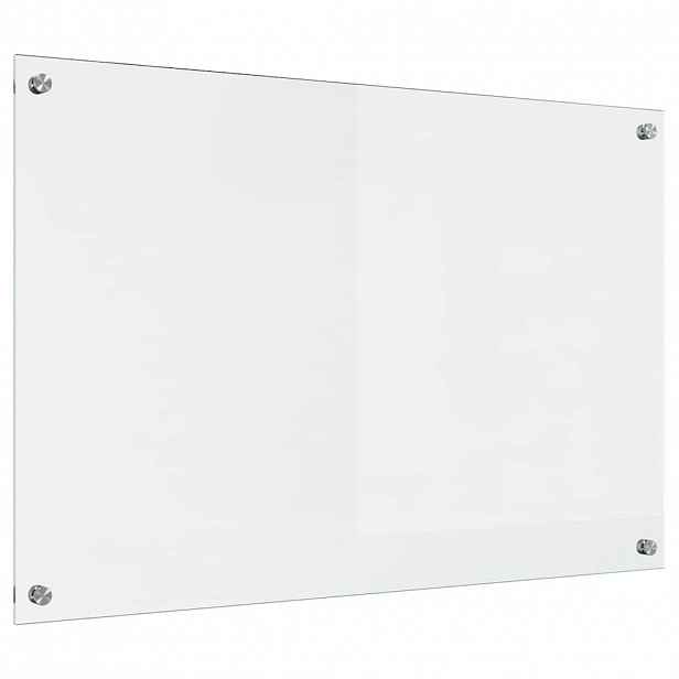 vidaXL Kuchyňský obklad Transparentní 90 x 60 cm tvrzené sklo