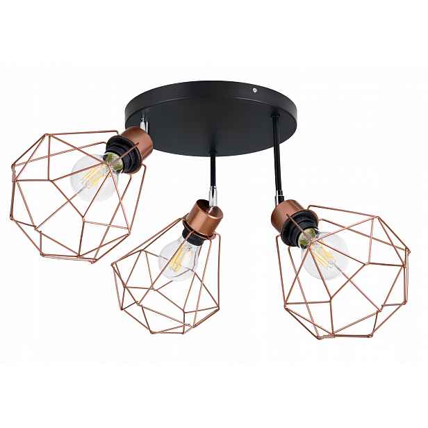 Lampa stropní svítidlo pohyb stropní lustr loft drát diamant