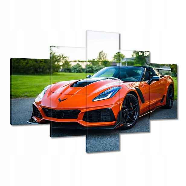 Obrazy 100x70 Oranžové auto