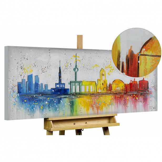 KUNSTLOFT OLEJOMALBA 120/60 cm, Město a architektura