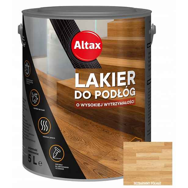 Altax Lak Na Podlahy 5 L Parkety Bezbarvý Polomatný