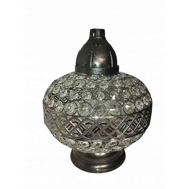 lucerna Big Váza Premium Stříbro 36 CM