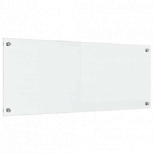vidaXL Kuchyňský obklad Transparentní 100 x 40 cm tvrzené sklo