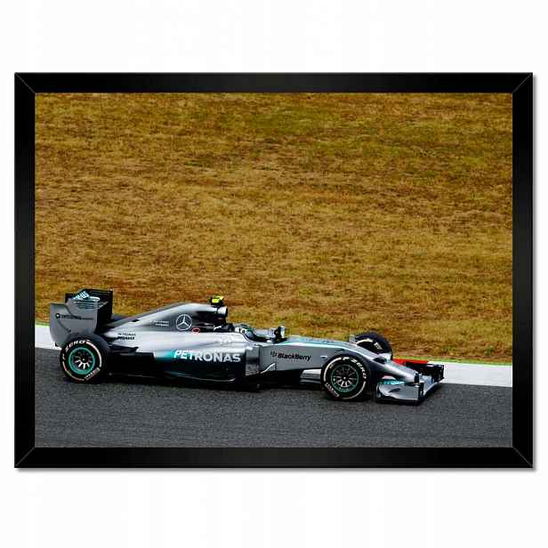 Plakáty v rámu 40x30 Závodní Mercedes