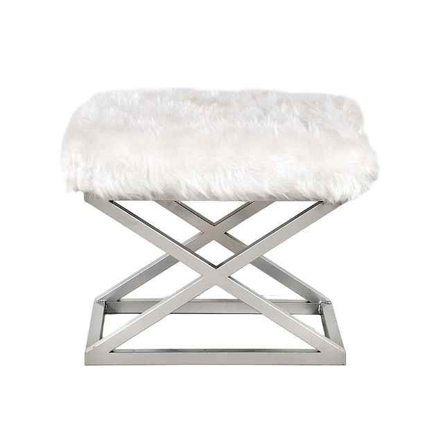 Stolička Capraz Plush White
