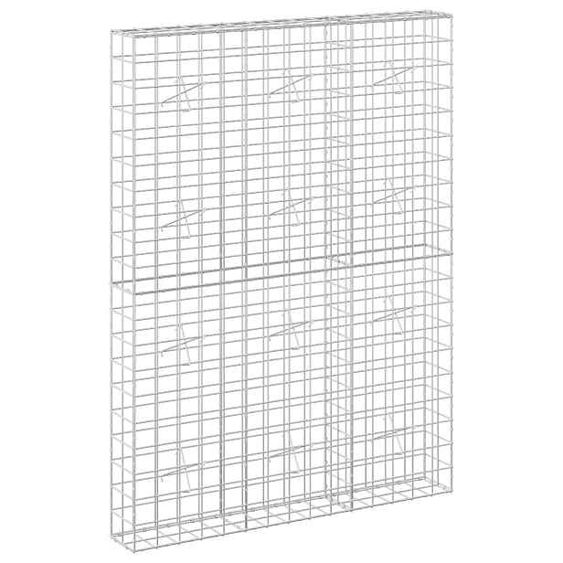 vidaXL Gabion s drátem 5 mm a síťkou 10x10 cm 150x20x200 cm