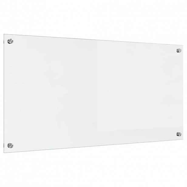 vidaXL Kuchyňský obklad Transparentní 100 x 50 cm tvrzené sklo