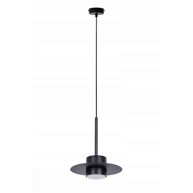 Závěsná lampa minimalistická černá kulatá 20 cm do kuchyně jídelny Sigma