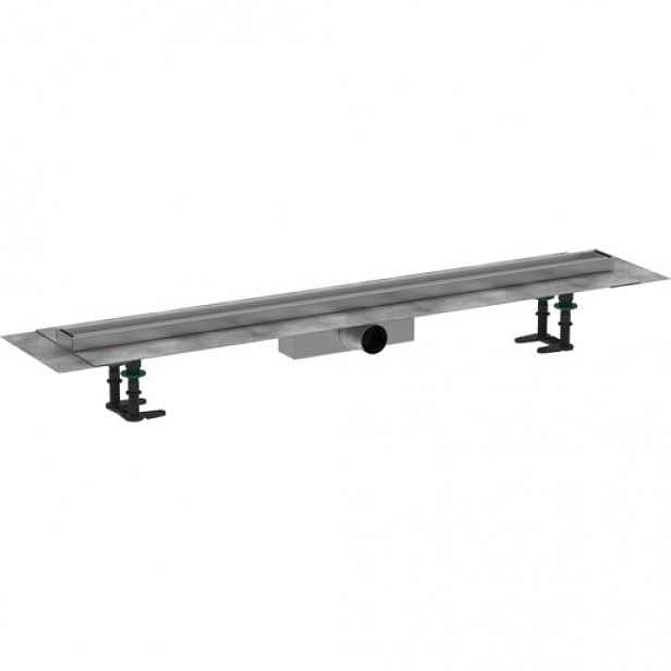 Hansgrohe RainDrain Compact sprchový žlab 100 cm kartáčovaná nerez mat 56183000