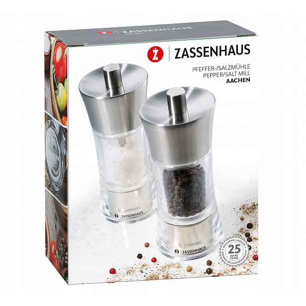 Mlýnky ZassenHaus Aachen na pepř a sůl 14 cm