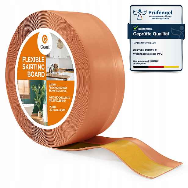 Podlahová lišta samolepicí Pvc 50x20mm cihlová 10 m I flexibilní