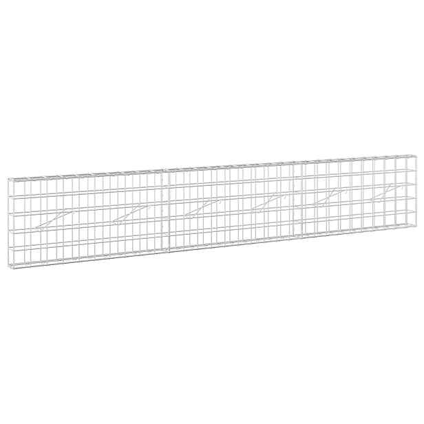 vidaXL Gabion s drátem 5 mm a síťkou 10x10 cm 300x10x50 cm