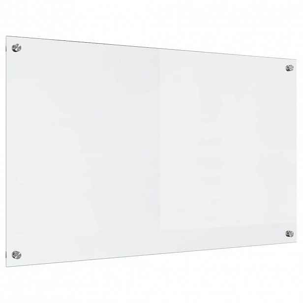 vidaXL Kuchyňský obklad Transparentní 100 x 60 cm tvrzené sklo