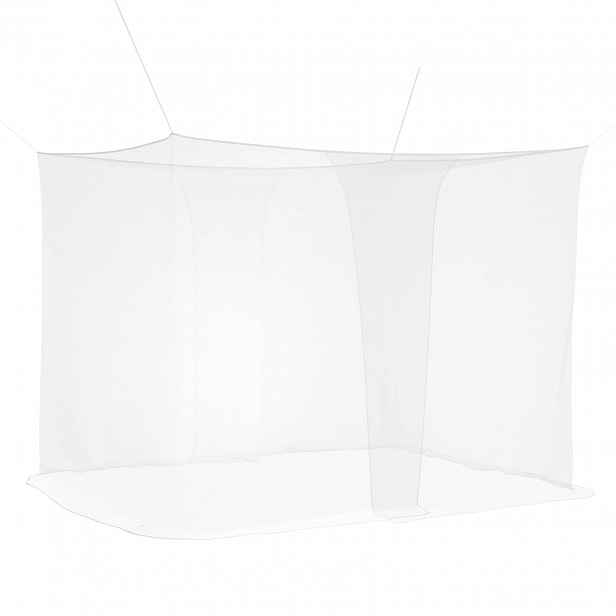 vidaXL Moskytiéra na postel 3 ks 156 mesh Bílá 220 x 180 x 180 cm