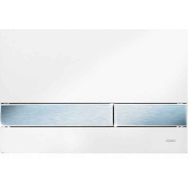 Werit Jomo Tlačítko Wc SLKplus Exclusive 2.0 Bílá Ocel Inox