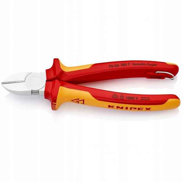 boční řezačka izolovaná, do 1000 V, Vde 160 mm, Knipex [70 06 160 T]