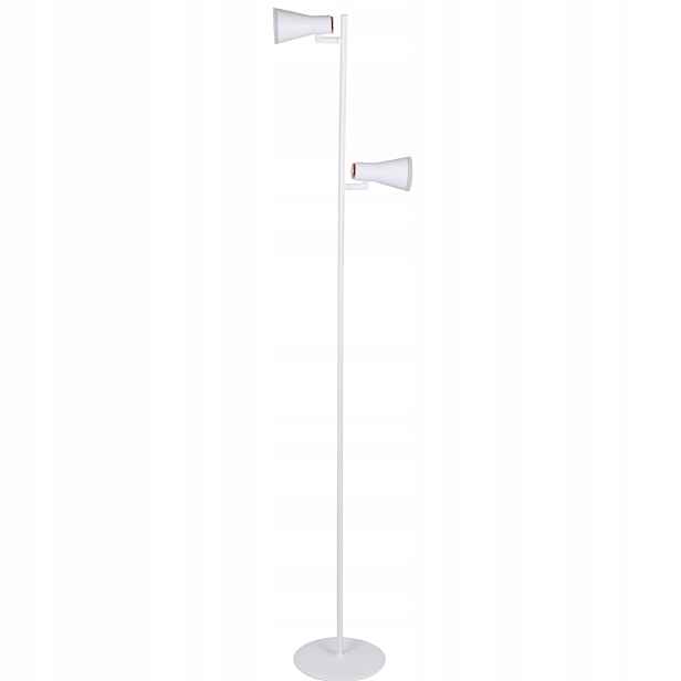 Podlahová Led lampa Polux Berg bílá 3000K 7W IP20 880lm