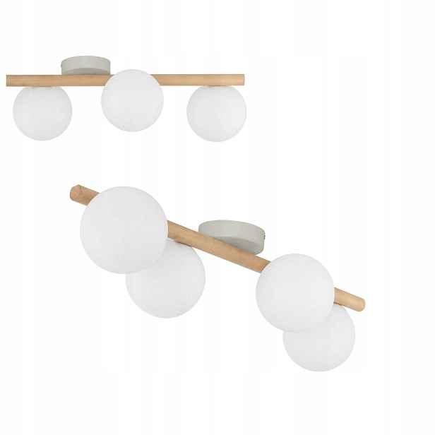 Stropní nástěnná lampa Stropní Svítidlo Hnědá Estera 4xG9 Moderní Tk Lighting