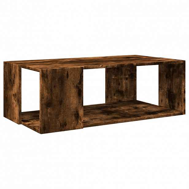 vidaXL Konferenční stolek kouřový dub 89,5x48x30 cm kompozitní dřevo