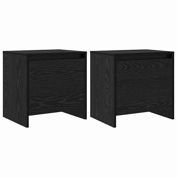 vidaXL Noční skříňka Černý dub 45 x 34 x 44,5 cm Kompozitní dřevo
