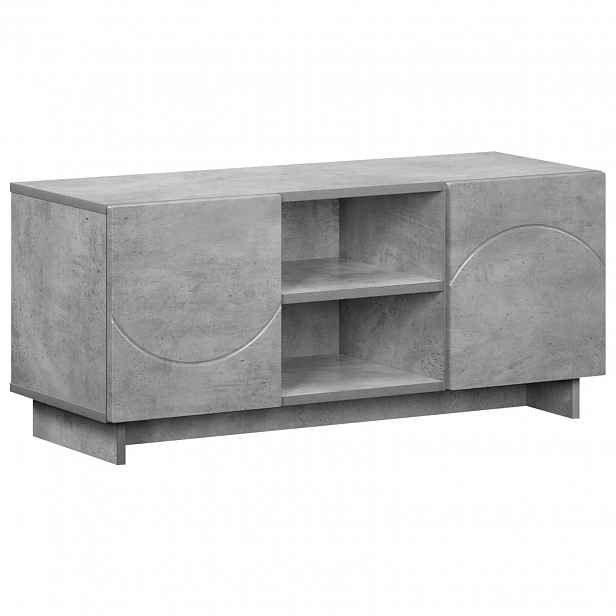 vidaXL Televizní stojan 90 x 34.5 x 40 cm Betonově šedá