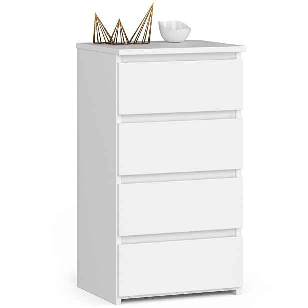 Ak furniture Komoda CL4 40 cm bílá