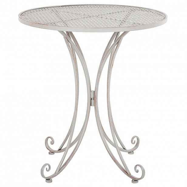 Beliani VENKOVNÍ Bistro stolek 71/71 cm Šedý Cilento