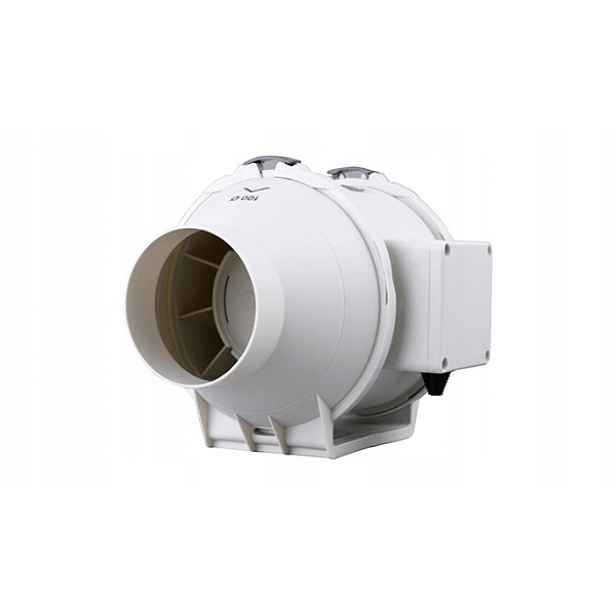 Kanálový ventilátor Tb 150/160 Dvoupólový Tichý Výkonný Kuličková ložiska