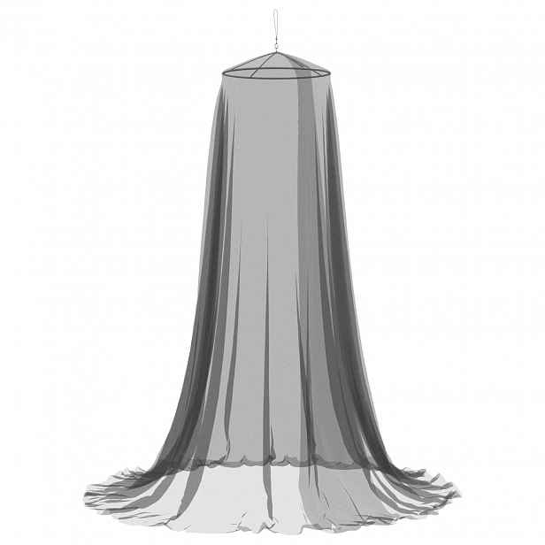 vidaXL Moskytiéra na postel 156 mesh Černá ⌀56 x 220 cm Polyester