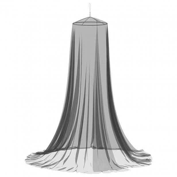 vidaXL Moskytiéra na postel 156 mesh Černá ⌀56 x 220 cm Polyester