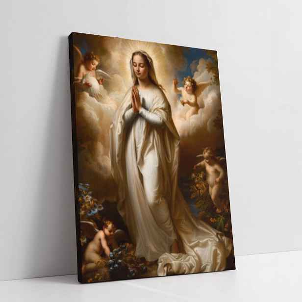 Obraz na plátně Neposkvrněná Matka Boží Maria do bytu, obývacího pokoje 60x80