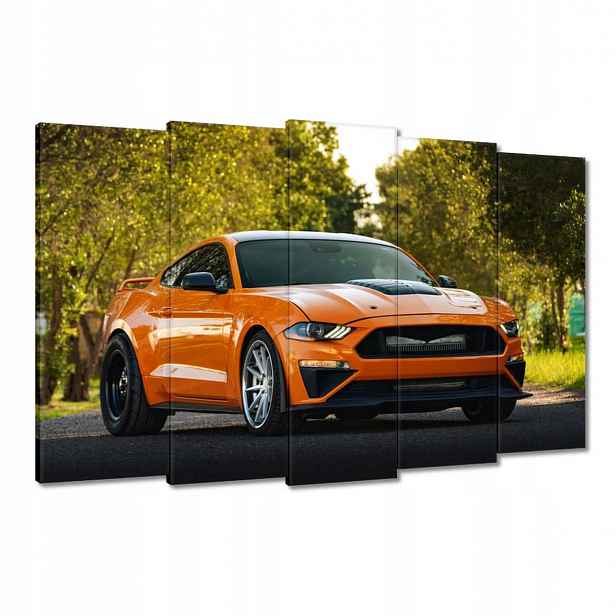 Obrazy 150x95 Oranžové auto