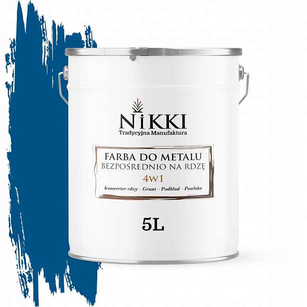 Barva Na Rez, Pozink , 4v1, Barva Modrá Ral 5005, Lesklá, 5L