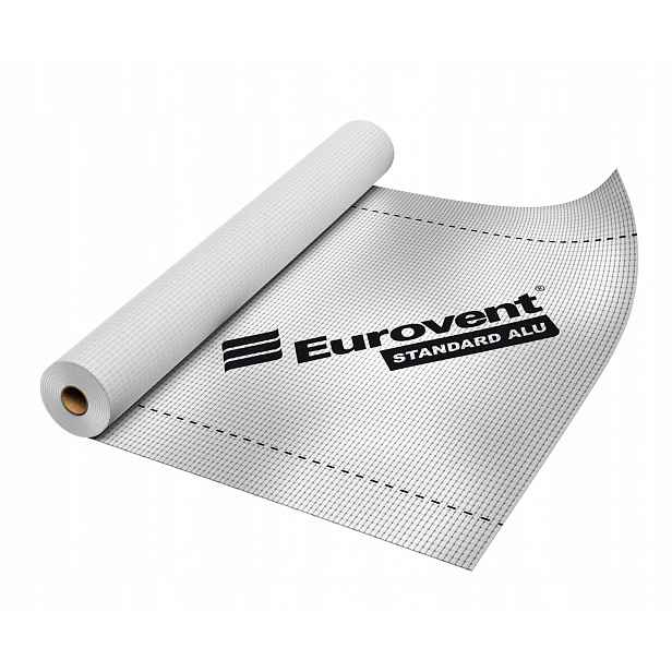 Fólie Paroizolační Aluminiová Vyztužená Střešní Paroizolace 150g Eurovent
