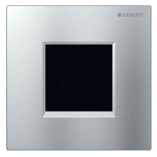 Geberit - Elektronické ovládání splachování pisoáru typ 30, síťové napájení, easy to clean, matný chrom 116.027.JQ.1
