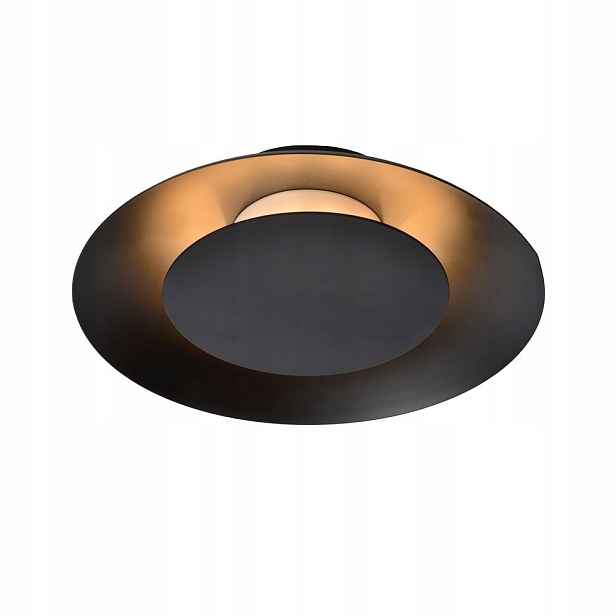 Stropní Svítidlo černé Foskal Led do předsíně kuchyně moderní 06/30/Lucide
