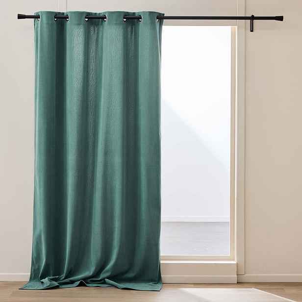 Zelený manšestrový termo závěs 140x260 cm Madison – douceur d'intérieur