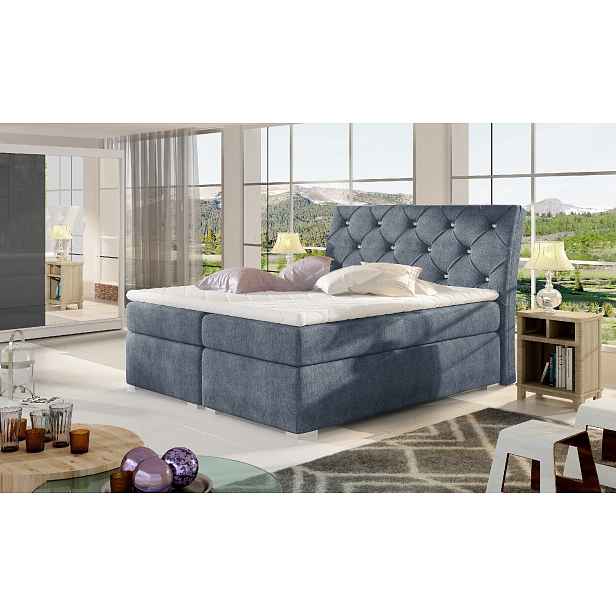 Boxspring Balvin Rozměr: 160 x 200 cm, látka: Omega 86